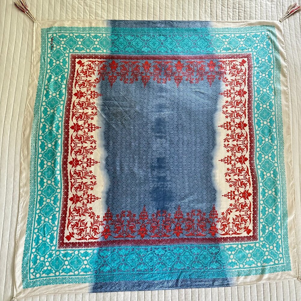 Johnny Was silk scarf